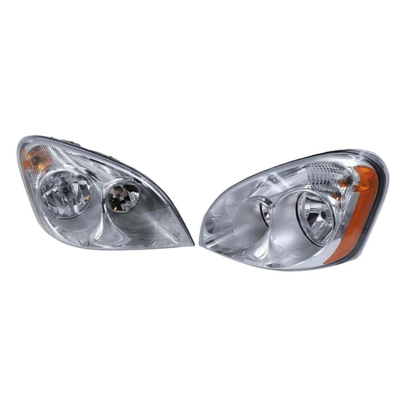 Left and Right Hand Headlight for Freightliner Cascadia,125 (2008-2017) & 113 (2009-2017) Trucks Replace A06-51907-007, A06-51907-006