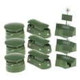 thumbnail image 1 of 9 Uds Mini Modelo Militar Juguete Bunkers Radar Modelo Conjunto Ejército Hombres Accesorios Sunnimix Juguete militar para niños, 1 of 8