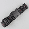 thumbnail image 1 of Adjustable Soft Dog Collar: Cute Pattern, Suitable For Small And Medium-sized Pet Girls, Dog Walking And Running Training(Black), 1 of 2