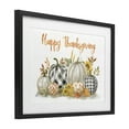 thumbnail image 3 of Stupell Industries Plaid & Patterned Thanksgiving Pumpkins Black Framed Print Under Glass, design by Nan, 17 x 23, 3 of 10