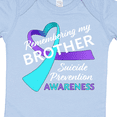 thumbnail image 4 of Inktastic Remembering my Brother- suicide prevention awareness Boys or Girls Baby Bodysuit, 4 of 5