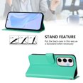 thumbnail image 2 of TECH CIRCLE for Galaxy S24 FE AI Phone Case 6.7" 2024 Release, Solid Color Flip Wallet Case with 3 Card Slots, Built-in Stand Function, PU Leather Protective Fold Cover with Lanyard, Green, 2 of 3