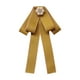 thumbnail image 1 of Broche de lazo con lazo, broche de cuello de moda para mujer, elegante corbata de cuello amarillo, 1 of 9