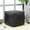black, variant on BBH Homes Black Leather Pouf Ottoman Square Shape Model BBBACPF0022