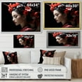 thumbnail image 4 of Designart "Japon Art Geishas beauty Portrait II" Japanese Floater Framed Canvas Wall Art, 4 of 7