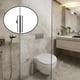 thumbnail image 3 of Cepillo de baño minimalista de acero inoxidable de pared con soporte para limpieza profunda espejo de plata, 3 of 8