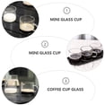 thumbnail image 3 of MasteelfCA 2Pcs Mini Glass Coffee Cups Dessert Ice Cream Pudding Storage Cups Milk Cups, 3 of 8