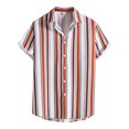 thumbnail image 2 of Eashery Men's Casual Daily shirtsStriped Mens Button Down Shirt White L, 2 of 5