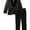 Black, variant on Isaac Mizrahi Boy's 3 Piece Velvet Shawl Collar Formal Tuxedo Suit Set