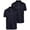 Navy, variant on Beverly Hills Polo Club Boys' School Uniform Short Sleeve Polo Shirt - 2 Pack Performance Dry Fit Polo (4-16)