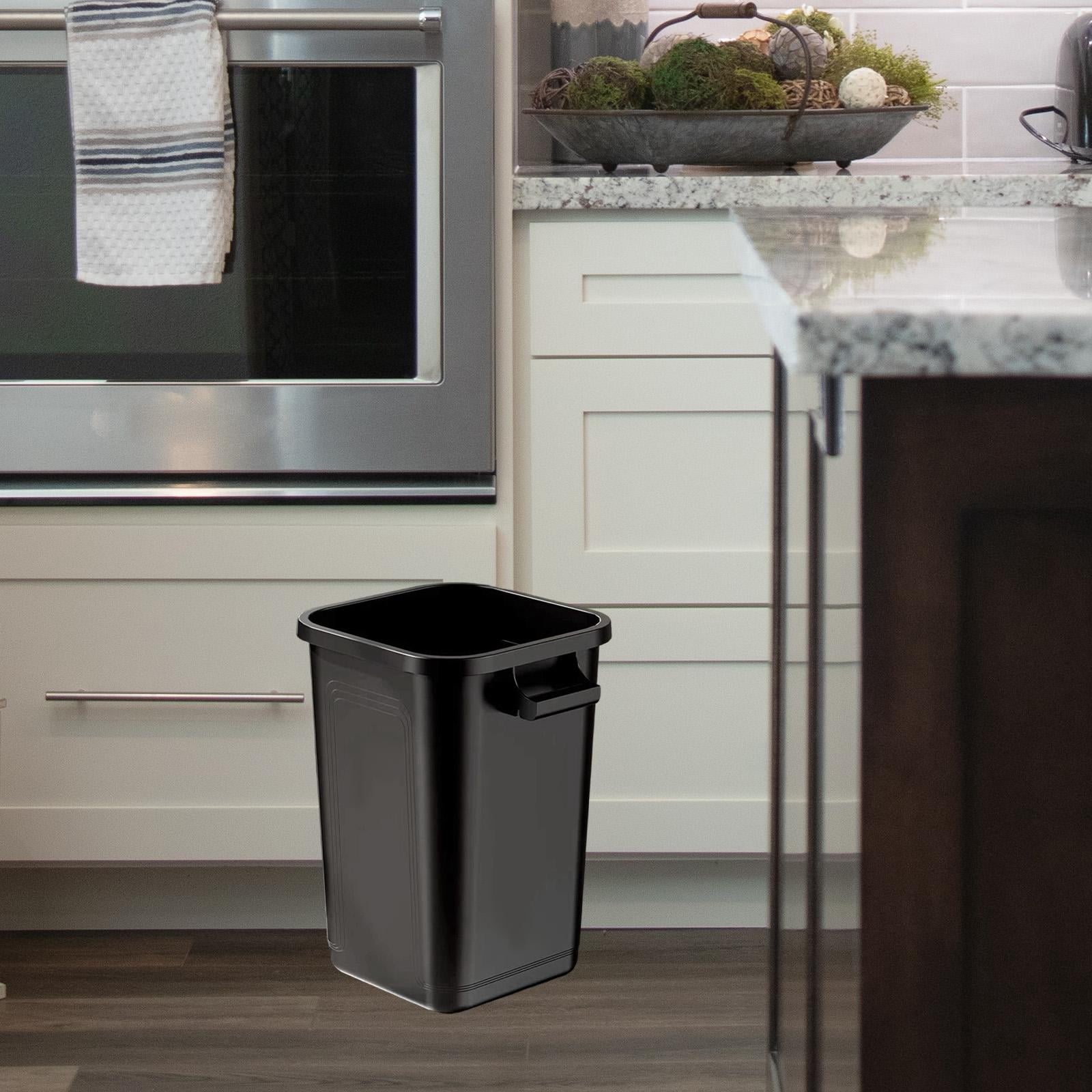 Fiocias Trash Can Recycling Bin Large Capacity Household Trashcan Dustbin Garbage Can Waste Bin for Office Lobby Toilet Kitchen Hotel No Lid XL