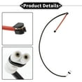 thumbnail image 4 of 1pc Car Rear Brake Pad Wear Sensor for Porsche 911 993 3.8 1995-1997 No.99361236501 TPU Rubber Black, 4 of 6