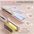 thumbnail image 4 of Upgraded Hair Air Straightener, Airflow 2 in 1 Straightener and Curler Travel Airstraight, 5 Temps Ionic Care Flat Iron Hair Straightener, 100-240V, No Heat ,, 4 of 6