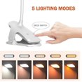 thumbnail image 2 of Wireless Led Desk Lamp, Touch Bedside Lamp 5 Dimmable 360 Flexible Neck Led Lamp, Reading Lamp Reading Lamp Compatible With Bed, 2 of 4