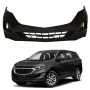 munirater Black Front Bumper Cover Upper and Lower Replacement for 2018-2019 Chevrolet Equinox