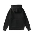 thumbnail image 3 of Xudanell Black Hoodies Woman Hooded Fleece Sweatshirt with Cat Ears Baggy Cute Clothes for Women Black L, 3 of 3