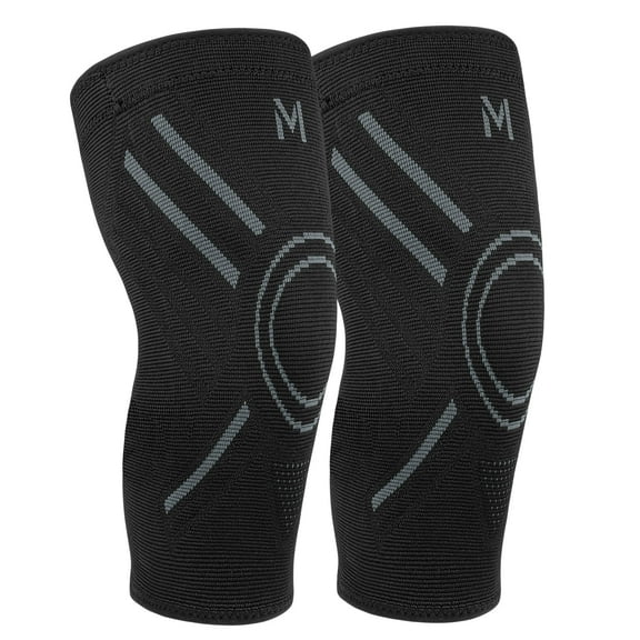 Compression Knee Sleeves - 2 Piece Knee Sleeves for Women's Running Knee Pain, Knee Support Compression Sleeves for Meniscus Tear, Arthritis Pain Relief Fitness Sports Knee Sleeves