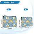 thumbnail image 4 of FORMRS 13-13.3 inch Laptop Sleeve Case Soft Carrying Quilted Computer Bag Cover, Light Blue Rainbow, 4 of 7