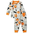 thumbnail image 5 of The Children's Place Baby, Toddler, & Kids Unisex Snug Fit Glow-in-the-Dark Halloween Cotton Pajamas, Sizes 12M-16, 5 of 5