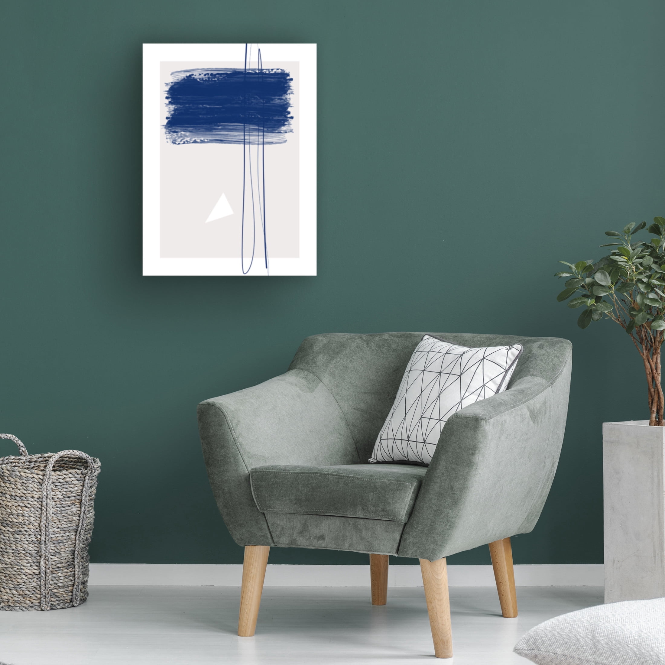 Trademark Fine Art Elena Ristova  Indigo27 Canvas Wall Art