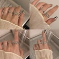thumbnail image 3 of 2Pcs Stackable Joint Women Open Rings Set Stackable Finger Joint Rings Thumb Rings, 3 of 16