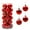 Red, variant on LSLJS Christmas Tree Ball Ornaments, 2.36" Shatterproof Glitter Xmas Tree Hanging Decorations Multi-style Solid Color Baubles Ball Pendants Hanging Bauble Sphere Christmas Decorations(24 Pcs)