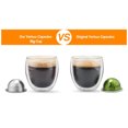 thumbnail image 4 of Billuyoard Cápsula de café de acero inoxidable de 70ml, juego de soporte de café reutilizable recargable para cafetera Juegos de servir café y té, 4 of 6