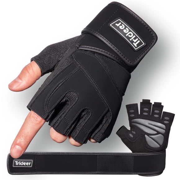 Guantes de entrenamiento Trideer para hombre con soporte para la muñeca