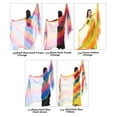 thumbnail image 6 of 98 x 47in Lightweight Imitated Silk Fabric Scarf Belly Dance Scarf Hand Scarf Veils Shawls, 6 of 7