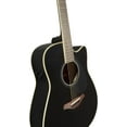 thumbnail image 5 of Yellow Matter Dreadnought Acoustic-Electric Guitar, Black, 5 of 6