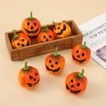 thumbnail image 6 of HEROOY Mini Jack O Pumpkins for Decorating Tiny Pumpkin Bulk for Painting Small Pumpkin Crafts Halloween Thanksgiving Table Centerpieces Indoor Home Party Decor 2.7", 6 of 8