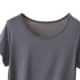 thumbnail image 5 of FNFYFH Womens Modal Soft Crewneck Short Sleeve T Shirts Summer Casual Basic Tops Tees, 5 of 6
