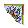 thumbnail image 2 of RADIANCE Goods Dragonfly Tiffany-Glass Window Panel 10" Wide, 2 of 4