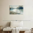 thumbnail image 2 of Elephant Stock Still Evening Waters Wall Art - Horizontal Canvas Wall Art - Living Room Wall Decor - Abstract Canvas - Gray And Blue Decor By Carol Robinson - 30" x 20", 2 of 8
