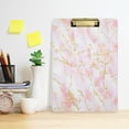 thumbnail image 6 of FMSHPON PinkGold Marble Clipboard Hardboard Wood Nursing Clip Board and Pull for Standard A4 Letter 13x9 inches, 6 of 8