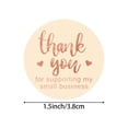 thumbnail image 2 of 500 PCs 1.5 Inch Thank You Stickers, Thank You for Supporting My Small Business, 2 of 4