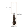 thumbnail image 2 of 5 Pieces Handwork Sewing Awl Double Gourd Leather Punch Hole Set Tool, Black, 2 of 6