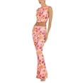 thumbnail image 2 of Coduop Women Backless Floral Bodycon Maxi Dress Spaghetti Strap Elegant Dress Party Cocktail Dress, 2 of 8