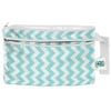 Planet Wise Clutch Wet/Dry Bag, Teal Chevron