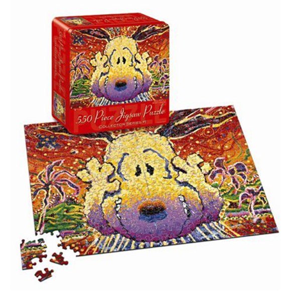 Puzzle USAOPOLY Snoopy Everhart LA, 500 piezas, 45 x 60 cm, con lata