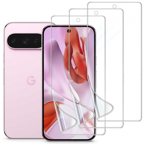 ZYQEEE 3 Pack Screen Protector for Google Pixel 10a, TPU Hydrogel Film Transparent Touch Sensitive Fingerprint Unlock Protective Film 6.3-inch, Not Tempered Glass