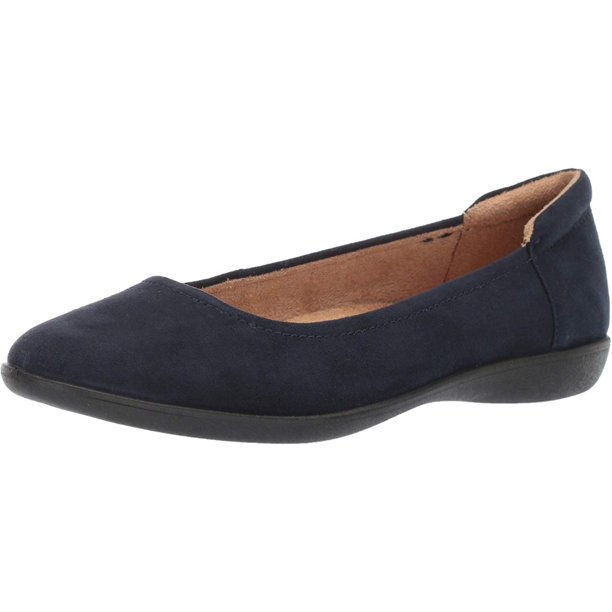 Naturalizer - Naturalizer Women's Flexy Ballet Flat, Navy, 10 M US - Walmart.com - Walmart.com