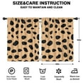 thumbnail image 2 of Blackout Kids Curtains,Brown and Black Of Leopard Print Childrens Insulated Curtains Set Of 2,Bedroom Essentials,Toddler Room Decor 42"x54", 2 of 5