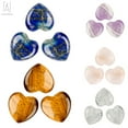 thumbnail image 5 of Gustave Healing Crystal 0.8 inch Quartz Stones Carved Palm Worry Stone Chakra Reiki Balancing Heart Shape Gemstone (Pack of 5), 5 of 9