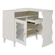 Modern Farmhouse L-Shaped Sideboard Buffet Cabinet