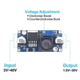 thumbnail image 3 of BULVACK 10 Pack LM2596 DC-DC Buck Converter Step Down Module Power Supply DIP Output 1.25V-30V 3A, 3 of 5