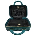 thumbnail image 3 of Hard Shell Cosmetic Travel Case, Teal, 3 of 4