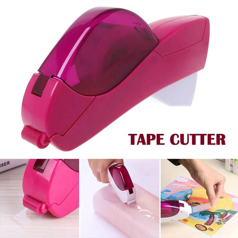 Automatic Tape Dispenser Handheld One Press Cutter for Gift Wrapping Scrap Booking Sealing New