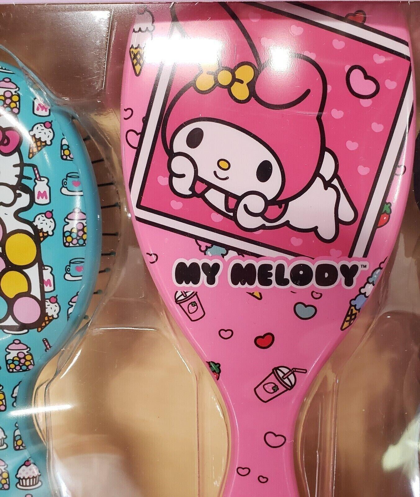 Hello Kitty-My Melody- Keroppi Frog Wet Brush  Goody Detangling Bundle Set