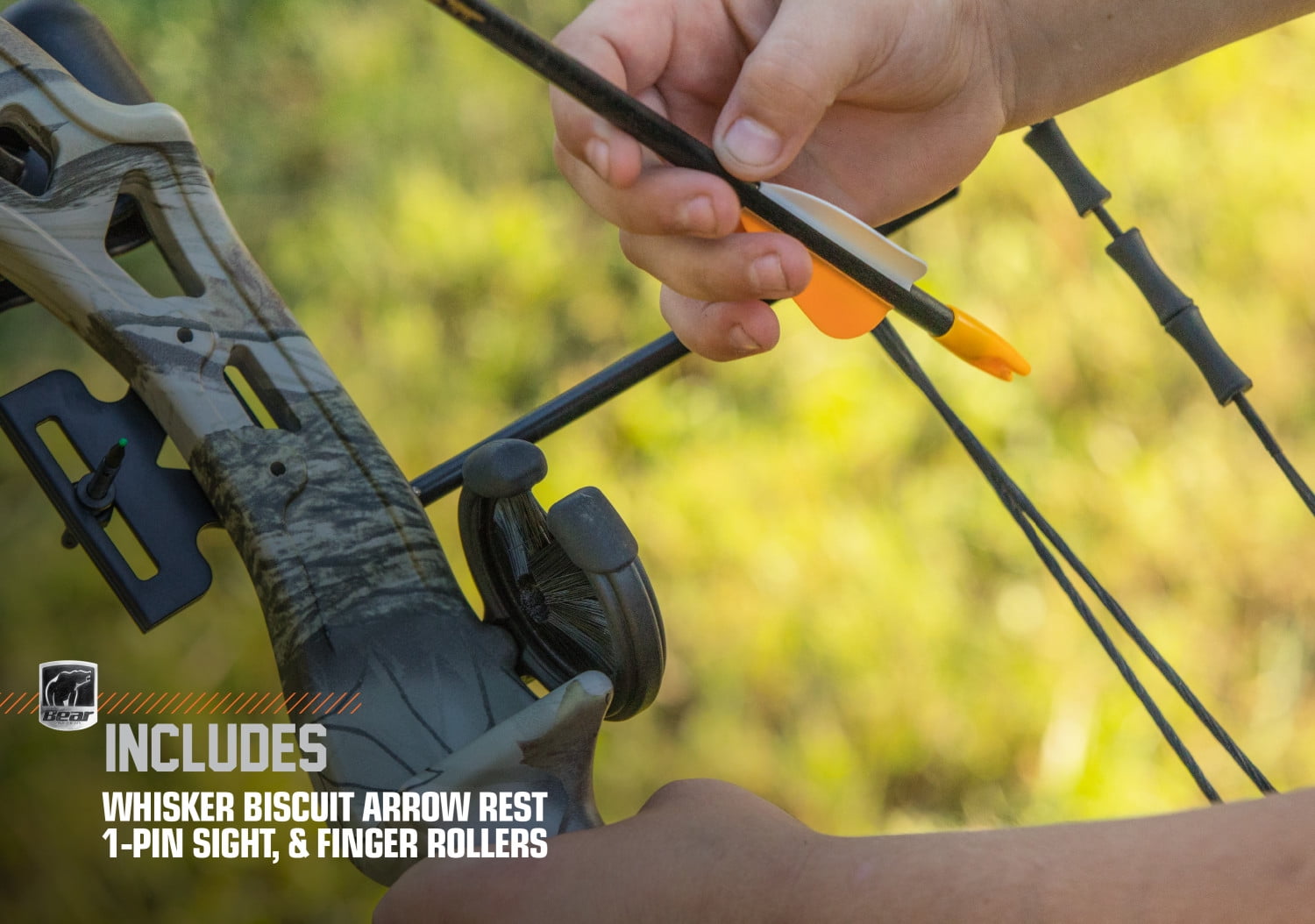 Bear Archery Warrior Youth Bow Set for Ages 11+, Archery